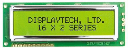 Displaytech - 162F-FC-BC-3LP - Displaytech ͸ ĸ LCD ɫʾ 162F-FC-BC-3LP, LED, 216ַ		