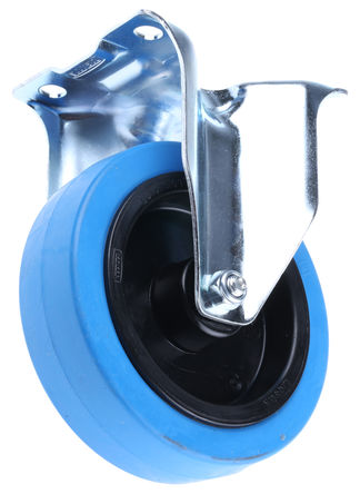 Tente - 3478UFR125P62BLUE - HD blue tyre FX castor w/TP,125mm 250kg		