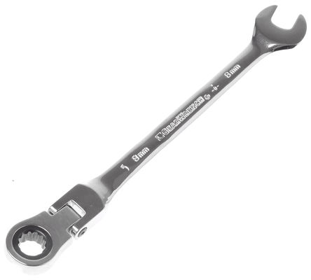 Gear Wrench - 9908D - Gear Wrench 8 mm ͷ Pivot Head/Flex Combination ϼְ 9908D, ܳ140 mm		