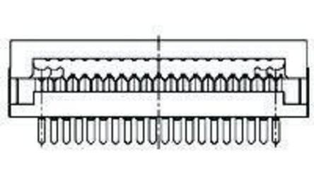 TE Connectivity - 1-6437006-8 - TE Connectivity AMP-LATCH ϵ�� 2�� 26· 2.54mm�ھ� ֱ�� �� IDC ������ 1-6437006-8, ���°�װ		