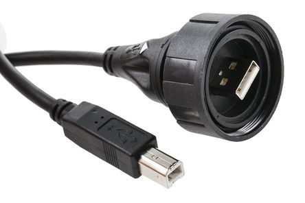 Bulgin - PX0840/A/5M00 - Bulgin 5m ɫ USB  PX0840/A/5M00, USB 2.0		