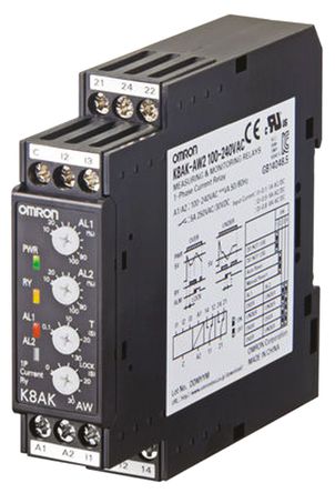 Omron - K8AK-AW1 100-240VAC - Omron 1  ؼ̵ K8AK-AW1 100-240VAC, ˫ , 100  240 V 		
