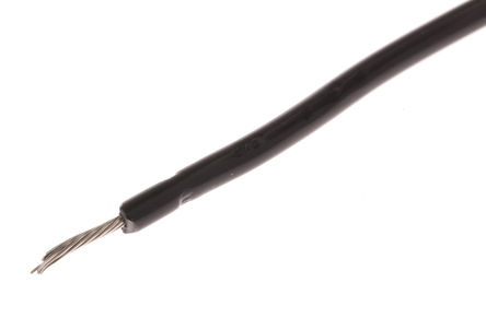 Alpha Wire - 3073 BK005 - Alpha Wire 30m ɫ 20 AWG UL1015 о ڲߵ 3073 BK005, 0.51 mm2 , 10/0.25 mm оʾ, 600 V		