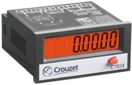 Crouzet - 87622182 - Crouzet 8λ LCD ּ 87622182, 0  99999.99 h, 0  9999999.9 sʾΧ, , 260 VԴ		