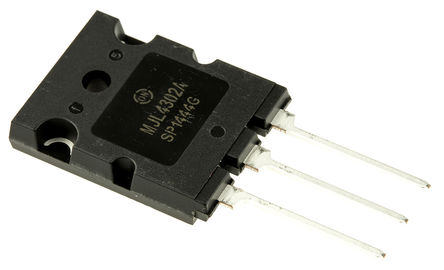 ON Semiconductor - MJL4302AG - ON Semiconductor MJL4302AG , PNP , 15 A, Vce=350 V, HFE:10, 35 MHz, 3 TO-3BPLװ		