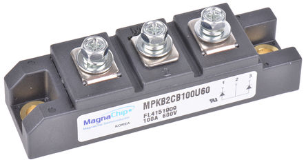 MagnaChip - MPKB2CB100U60 - MagnaChip MPKB2CB100U60 , Io=200A, Vrev=600V, 90ns, 3 5DM-1װ		