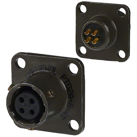 Amphenol - PT06A-8-4P(SR) - Amphenol PT ϵ 4· °װ  ʽ ͷ PT06A-8-4P(SR), о, ǳߴ8, MIL-DTL-26482		