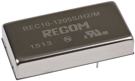 Recom - REC10-1205S/H2/M - Recom REC10 ϵ 10W ʽֱ-ֱת REC10-1205S/H2/M, 9  18 V ֱ, 5V dc, 2A		