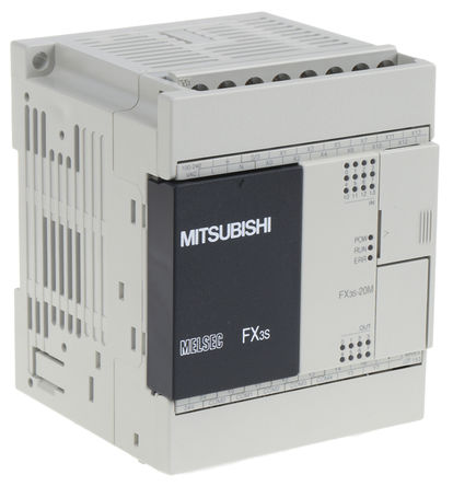 Mitsubishi - FX3S-20MR-ES - Mitsubishi FX3S ϵ PLC CPU FX3S-20MR-ES, 4000 ڴ, ̫Modbus, 4000 , 20 I/O ˿, װװ, 100  240 V 		