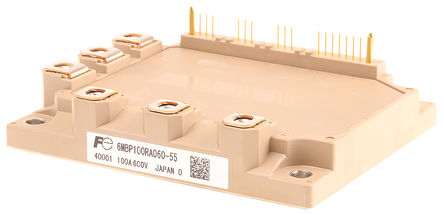 Fuji Electric - 6MBP100RA-060-55 - Fuji Electric 6MBP100RA-060-55 Nͨ IGBT ģ, 3 , 100 A, Vce=600 V, 22 P 610װ		