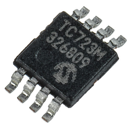 Microchip - TC72-3.3MUA - Microchip TC72-3.3MUA 10 λ ¶ȴ, 5Cȷ, SPIӿ, 2.65  5.5 VԴ, -55  +125 C¶, 8 MSOPװ		