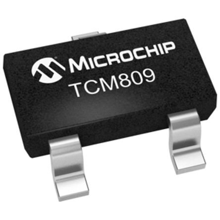Microchip - TCM809JENB713 - Microchip TCM809JENB713 , Ϊ 4 Vصѹ, ͵ƽЧ, 3 SOT-23Bװ		