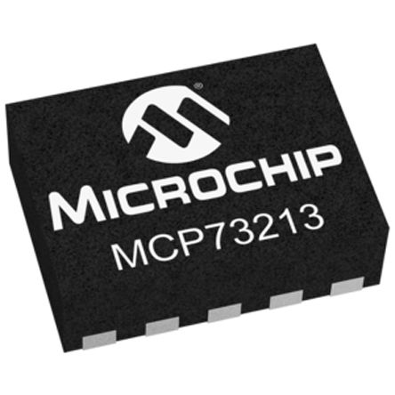 Microchip - MCP73213-A6SI/MF - Microchip MCP73213-A6SI/MF ӡ﮾ۺ ˫س, 1100mA, 4.2  13 VԴ, 10 DFNװ		