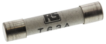 RS Pro - 70-065-65/6.3ARS - RS Pro T۶ٶ 6.3A ʽ۶ 70-065-65/6.3ARS, 6.35 x 32mm		