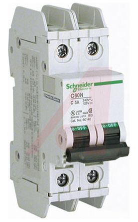 Schneider Electric - 60161 - Schneider Electric C60 ϵ 2 10 A MCB ΢Ͷ· 60161, 10 kA rms @ 125 V ֱ20 kA rms @ 240 V  Ͽ, D բ		