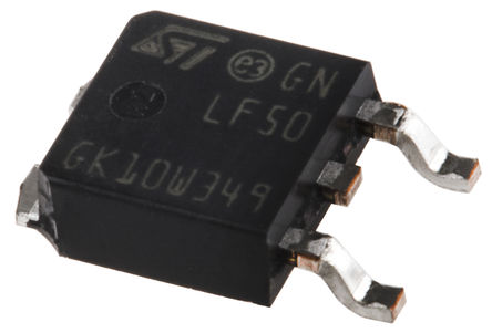 STMicroelectronics - LF50CDT - STMicroelectronics LF50CDT LDO ѹ, 5 V, 500mA, 2%ȷ, 2.5  16 V, 3 DPAKװ		