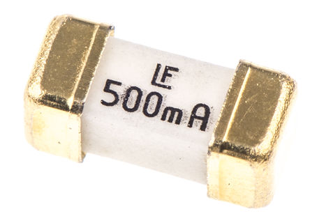 Littelfuse - 0451.500MRL - Littlefuse 500mA FF۶ װ۶ 0451.500MRL, 6.1 x 2.69 x 2.69mm, 125V ac/dc		