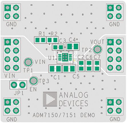 Analog Devices - ADM7151CP-02-EVALZ - Analog Devices ADM7151 Ե ԰ ADM7151CP-02-EVALZ		