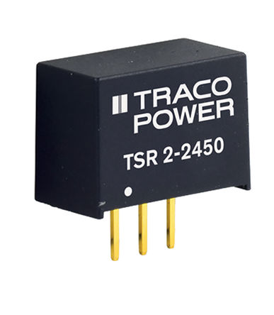 TRACOPOWER - TSR 2-0525 - TRACOPOWER TSR 2 ϵ ѹ TSR 2-0525, 3.8  5.5V dc, 2.5V dc,  2A SIP װ		