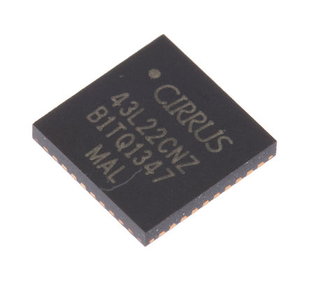 Cirrus Logic - CS43L22-CNZ - Cirrus Logic CS43L22-CNZ  96ksps 24 λ Ƶת DAC, 40 QFNװ		