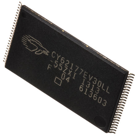 Cypress Semiconductor - CY62177EV30LL-55ZXI - Cypress Semiconductor CY62177EV30LL-55ZXI, 32Mbit SRAM ڴ, 2.2  3.7 V, 48 TSOPװ		