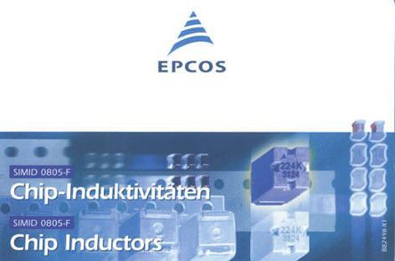 EPCOS - B82498X001 - EPCOS 20 ׼ B82498X1, ׼Ȧо		