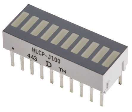 Broadcom - HLCP-J100 - Broadcom  ɫ LED ʾ HLCP-J100, 5.2 mcd, ͨװװ		