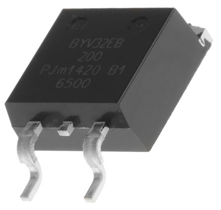WeEn Semiconductors Co., Ltd - BYV32EB-200,118 - WeEn Semiconductors Co., Ltd BYV32EB-200,118  , Io=20A, Vrev=200V, 25ns, 3 D2PAKװ		