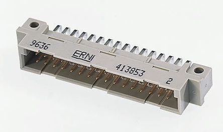 ERNI - 284172 - ERNI 3  48 · 2.54mm ھ DIN 41612  284172, C/2 C2ȼ, Ӷ˽, 2A		