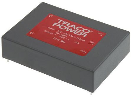 TRACOPOWER - TMP 60148 - TRACOPOWER 60W  ǶʽģʽԴ SMPS TMP 60148, 120  370 V dc, 85  264 V ac, 48V dc, 1.25A, 84%Ч		