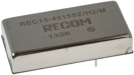 Recom - REC15-4815SZ/H2/M - Recom REC15 ϵ 15W ʽֱ-ֱת REC15-4815SZ/H2/M, 18  75 V ֱ, 15V dc, 1A		