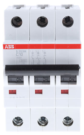 ABB - 2CDS273001R0104 - ABB System M Pro S200 ϵ 3 10 A MCB ΢Ͷ· 2CDS273001R0104, 10 kA Ͽ, C բ		