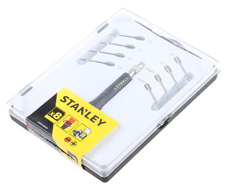 Stanley - STHT0-62629 - Stanley 8件装 精密 Phillips，一字 螺丝刀套件 STHT0-62629		
