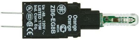 Schneider Electric - ZB6EG8B - Schneider Electric XB6 ϵ  ZB6EG8B, 48  120 V c.a., ɫ LED, Faston Ӷ		