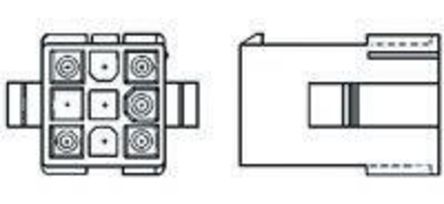 TE Connectivity - 172334-1 - TE Connectivity Mini-Universal Mate-N-Lok ϵ 4.2mm ھ 3  15 · ĸ ѹ 172334-1		