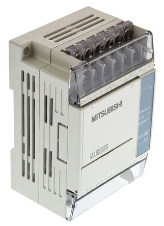 Mitsubishi - FX1S-14MT-DSS - Mitsubishi FX1S ϵ PLC CPU FX1S-14MT-DSS, 2000 , 14 I/O ˿, DIN찲װ, 24 V ֱ		