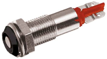 Signal Construct - SMEP06004 - Signal Construct SMEP06004 3 mm 凹形 红色 LED 指示器, 引线接端, 6mm安装孔尺寸, 20 → 28 V		