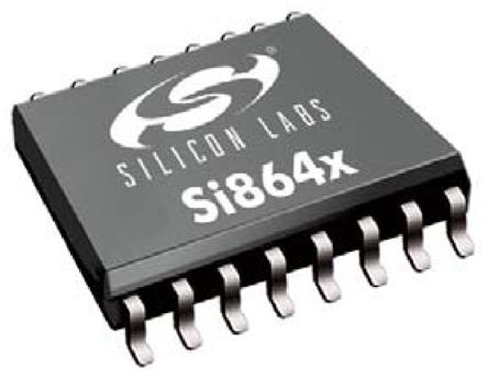 Silicon Labs - Si8641ED-B-IS - Silicon Labs Si8641ED-B-IS 4ͨ ָ, 5 kVѹ, 16 SOIC W		