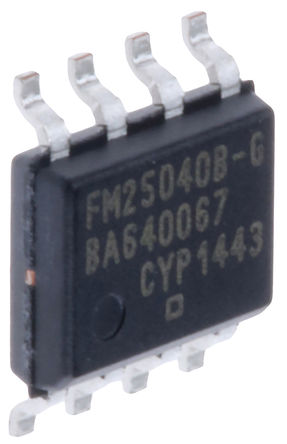 Cypress Semiconductor - FM25040B-G - Cypress Semiconductor FM25040B-G 4kbit SPI FRAM 洢, 512 x 8 λ, 4.5  5.5 V, -40  +85 C, 8 SOICװ		