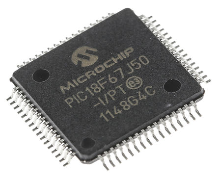 Microchip PIC18F67J50-I/PT