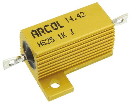 Arcol - HS25 1K J - Arcol HS25 ϵ HS25 1K J 25W 1k 5%  尲װ̶ֵ, Ӷ, Ƿװ		