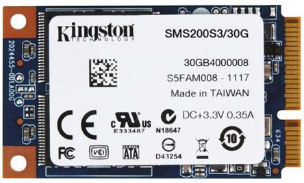 Kingston - SMS200S3/30G - Kingston SSDNow mS200 30 GB MSATA ҵ  ̬Ӳ, SATA III ӿ		