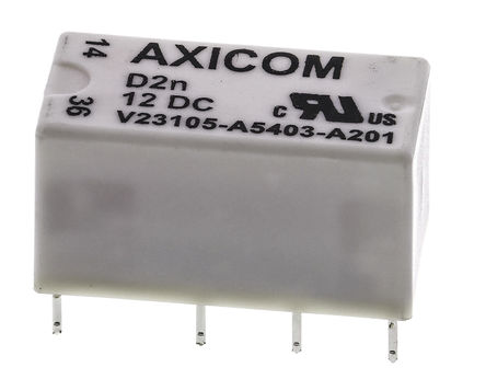 TE Connectivity - V23105A5403A201 - TE Connectivity V23105A5403A201 ˫˫ PCB װ Ǳ̵, 12V dc		