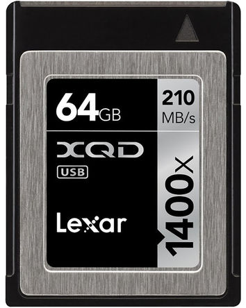 Lexar - LXQD64GCRBEU1400 - Lexar XQD 64 GB CF  MLC LXQD64GCRBEU1400, 1400xٶ		