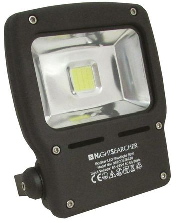 Nightsearcher - NSECOSTAR30-110v-LINK - Nightsearcher 30 W IP65 LED  NSECOSTAR30-110v-LINK, 1 LED, 100  240 V, 251 x 169 x 66 mm		