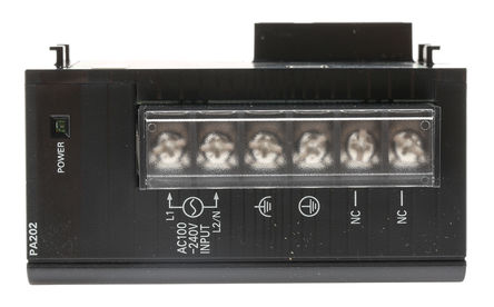 Omron - CJ1W-PA202 - Omron CJ1Wϵ PLC Դ, 85  264 V , 5 V dc, 24 V dc, 400 mA, 14W, 81.6 x 90 x 45 mm		