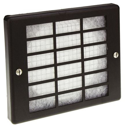 ebm-papst - PMFA120 - ebm-papst PC、合成纤维制 扇形过滤器 PMFA120, 18.5mm厚, 用于119mm风扇		