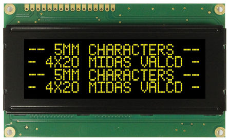 Midas - MC42005A12W-VNMLY - Midas MC42005 ϵ ͸ʽ ĸ LCD ɫʾ MC42005A12W-VNMLY, LED, 420ַ		
