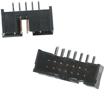 TE Connectivity - 5103310-5 - TE Connectivity AMP-LATCH ϵ 20· 2.54mmھ (2) ֱ PCB  5103310-5, Ӷ˽, 1A, ͨ		