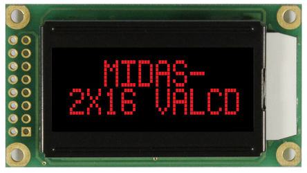Midas - MC20805A12W-VNMLR - Midas MC20805 ϵ ͸ʽ ĸ LCD ɫʾ MC20805A12W-VNMLR, LED, 28ַ		